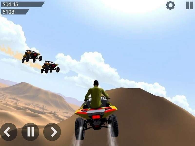 Agile Ace Desert Drift Gameplay Screenshot